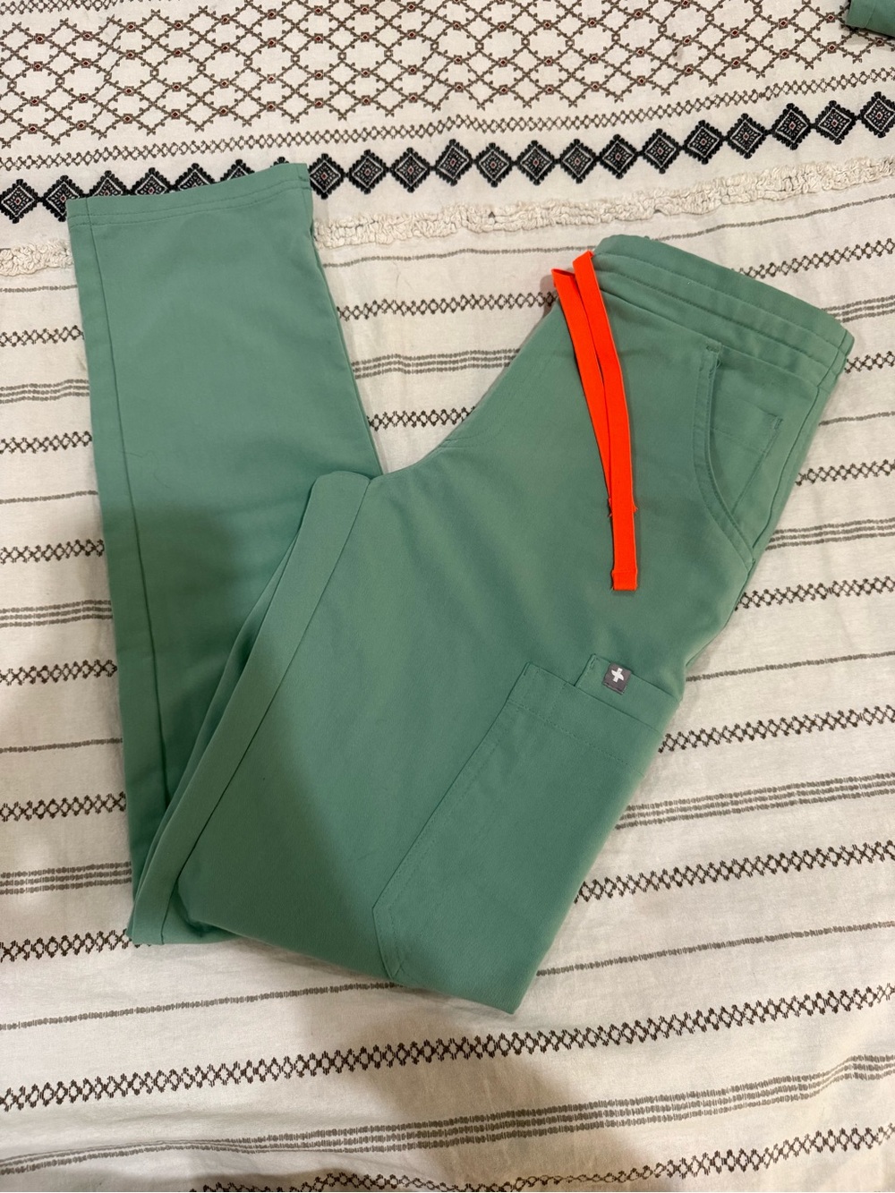 Figs Jade Green Yola Pants- XXS Regular